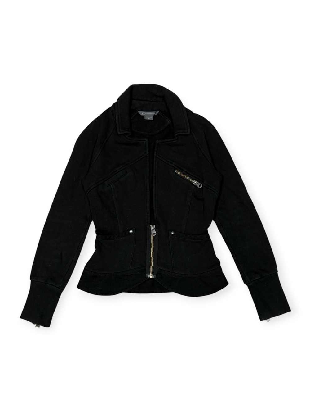 A/X Armani Exchange Black Zip Up Jacket